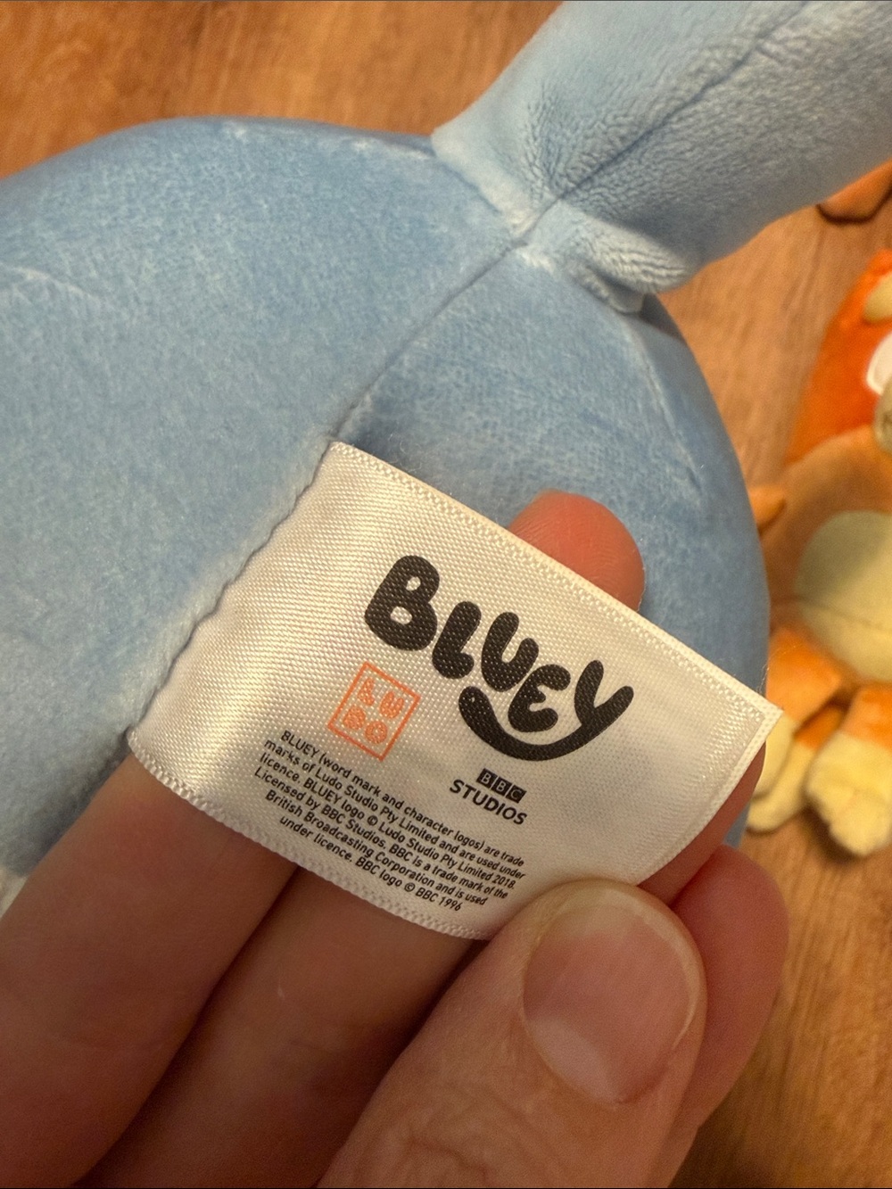 Blue and Orange Plush Character Pack - Soft Kids Stuffed Animals - Picture 2 of 3
